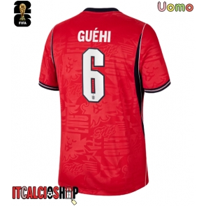 Inghilterra Marc Guehi #6 Seconda Maglia Mondiali 2026 Manica Corta